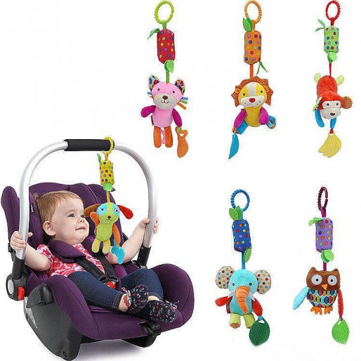 Happy Baby Animals Hanging Chima Rattle Toy